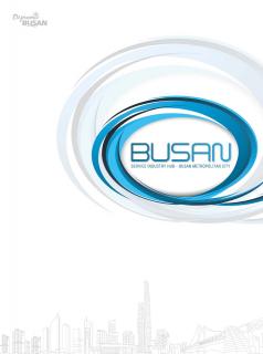 Service Industry Hub​ Busan Metropolitan City
