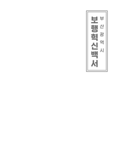 2019 부산광역시 보행혁신백서