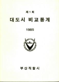대도시 비교통계-1985
